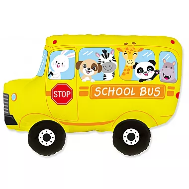 Шар Фигура Школьный автобус