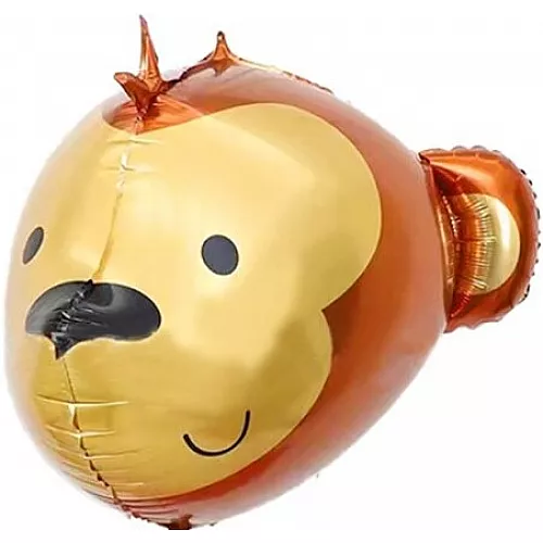 Шар Фигура 3D Голова Обезьяна Мартышка